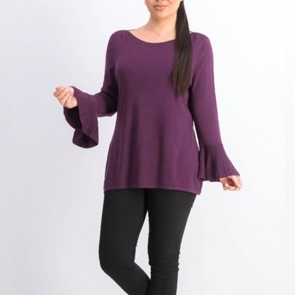 41 Hawthorn Tamzen Bell Sleeve Boatneck Sweater - Picture 1 of 6